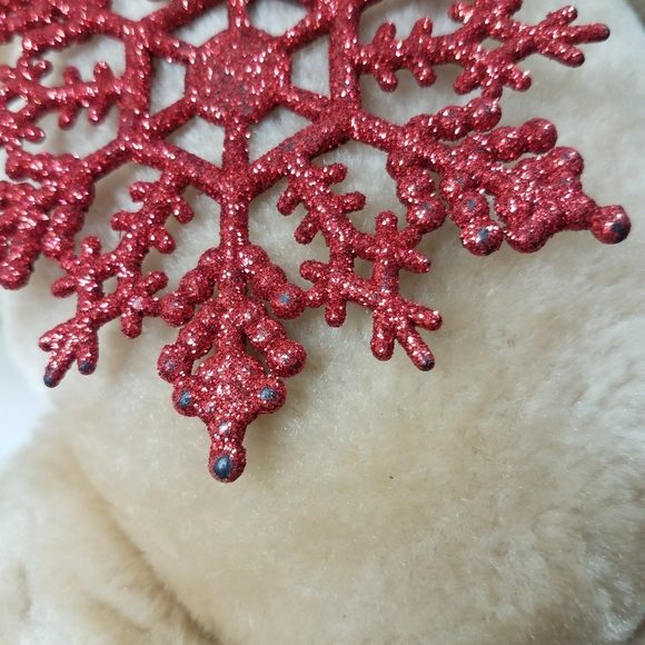 Vintage Tan Snowflake Bear - Picture 11 of 11